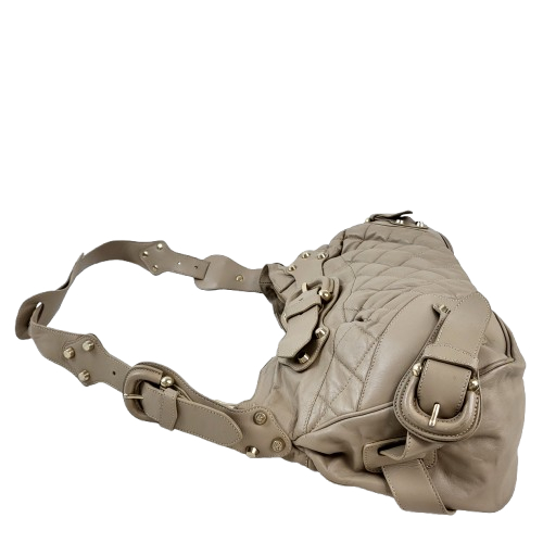 정품 버버리 퀼팅 가죽 숄더백--4