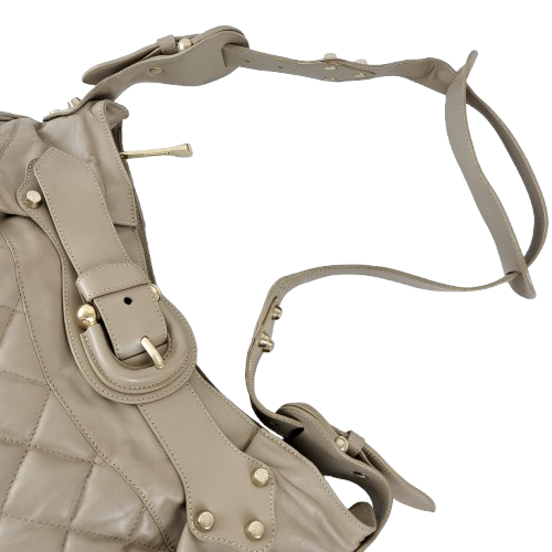 정품 버버리 퀼팅 가죽 숄더백--7