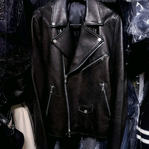 산드로옴므 / 이태리 람포 지퍼 양가죽 라이더 자켓 / 100-105