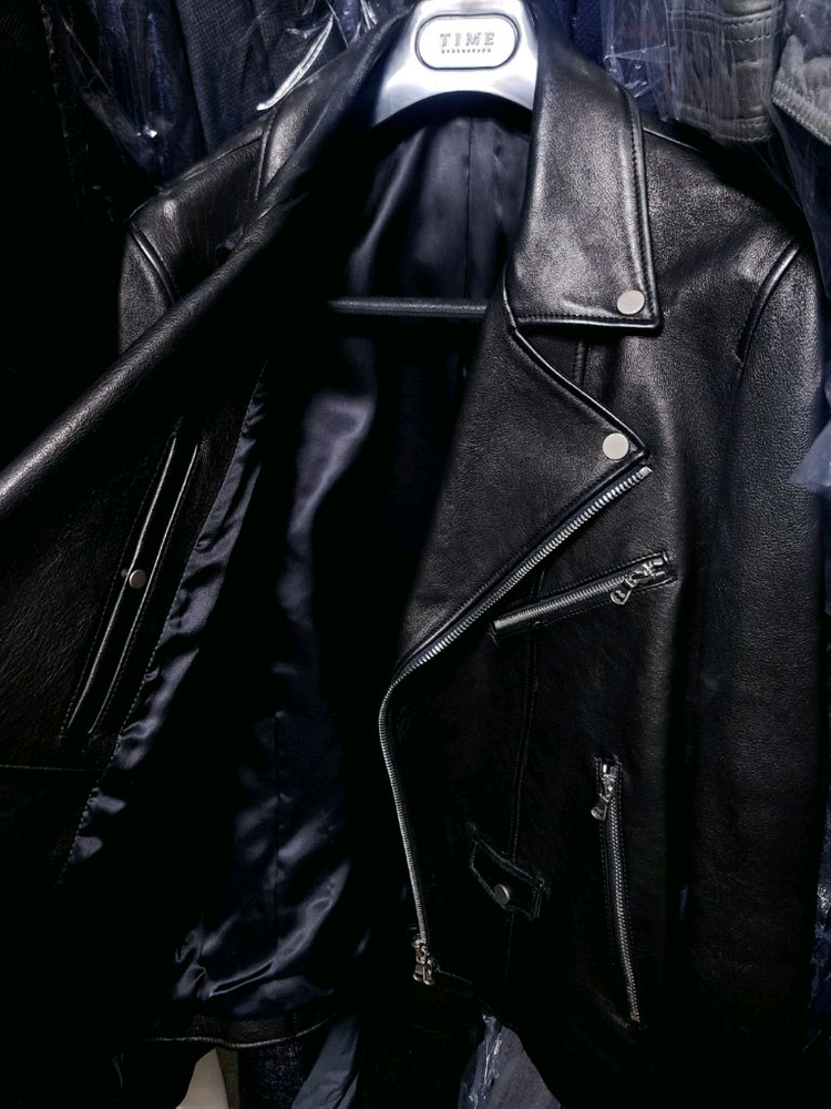 산드로옴므 / 이태리 람포 지퍼 양가죽 라이더 자켓 / 100-105--2