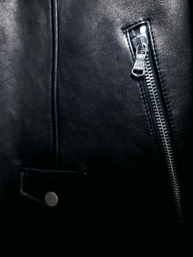 산드로옴므 / 이태리 람포 지퍼 양가죽 라이더 자켓 / 100-105--5