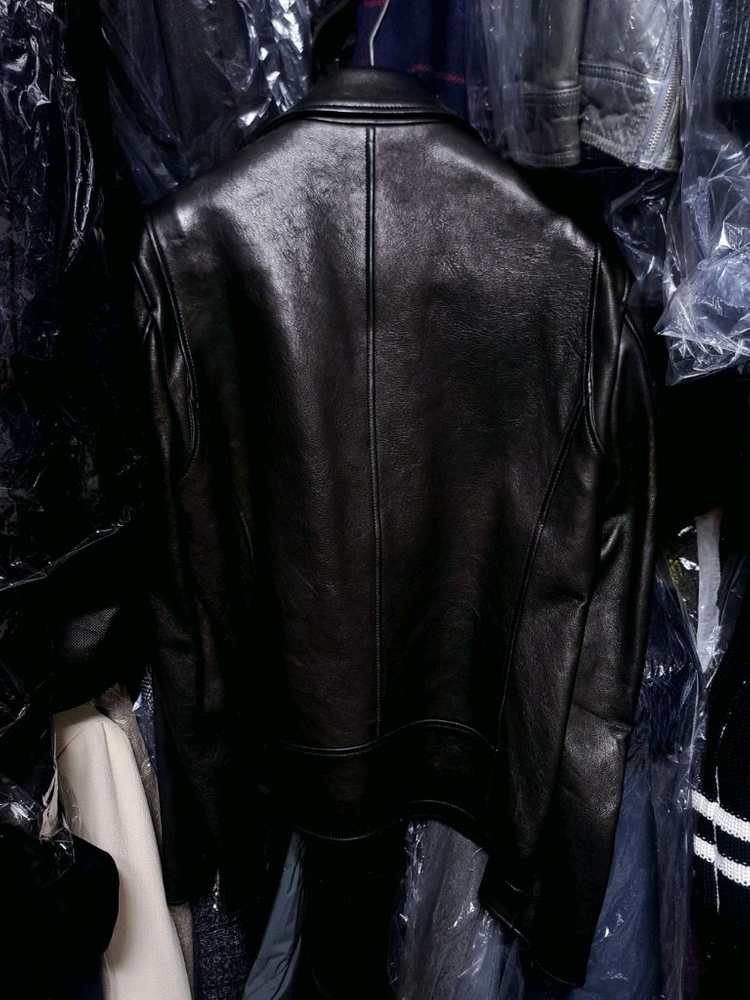 산드로옴므 / 이태리 람포 지퍼 양가죽 라이더 자켓 / 100-105--7