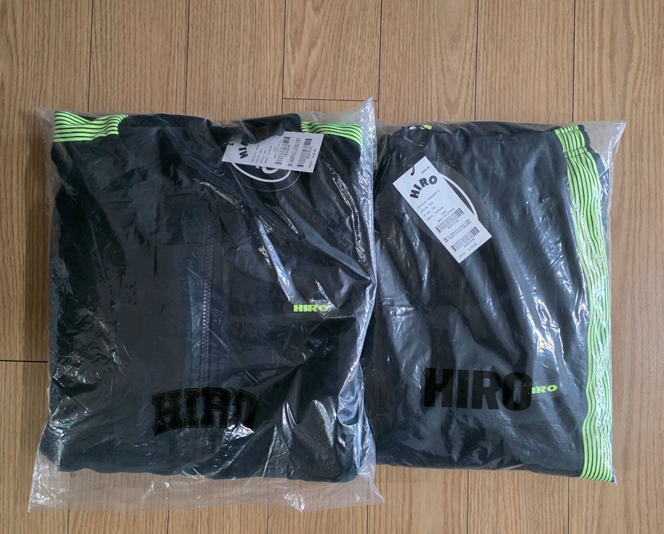 히로 벨로아 테잎 트랙집업 블랙160/히로 조거팬츠 블랙 160--1