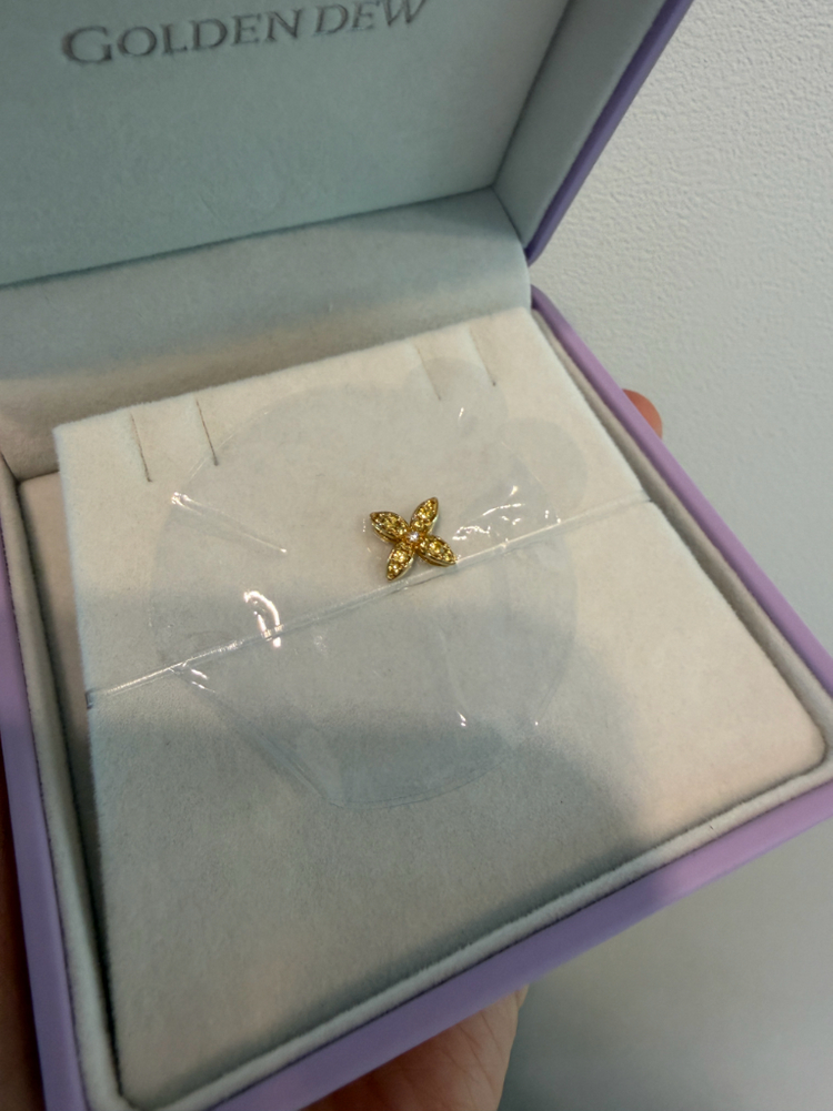 골든듀 펄시피아 쁘띠 옐로사파이어 옐로골드 펜던트--0