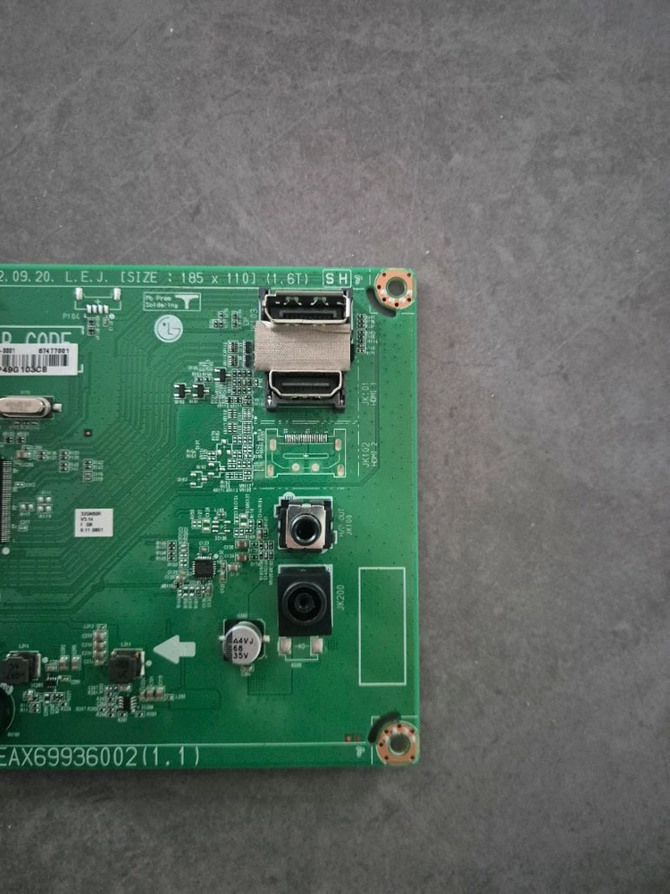 LG 32인치 모니터 메인보드 32GN55R 작동잘됩니다 이미지