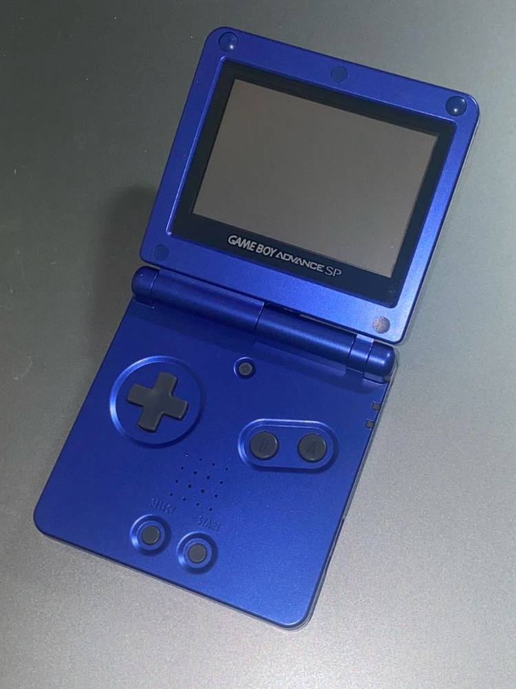 미사용 게임보이 어드밴스 SP GBA SP 닌텐도 네이비 블루 이미지