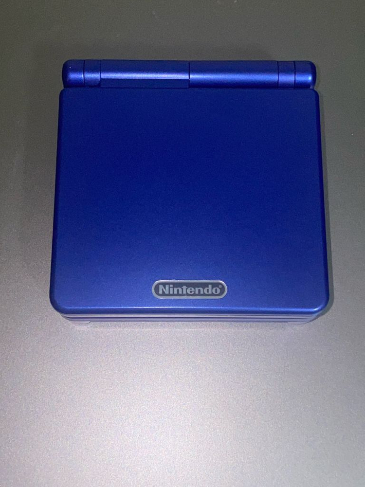 미사용 게임보이 어드밴스 SP GBA SP 닌텐도 네이비 블루 이미지