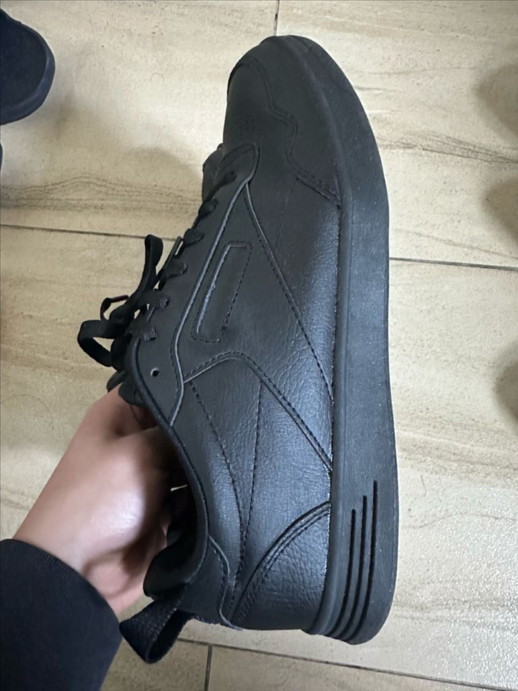 (260) 리복 X 무인양품 (무지) 클럽 C 코트 스니커 블랙--1