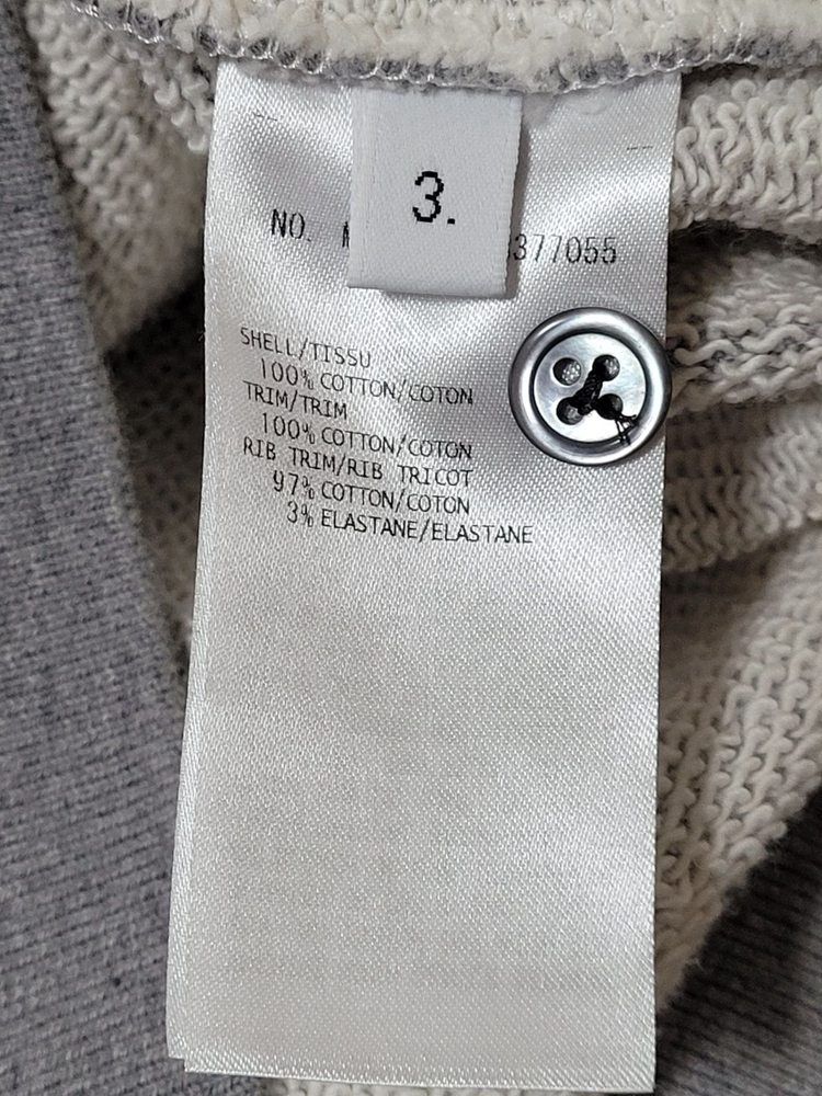 톰브라운 그레이 백삼선 옆트임 맨투맨 3--6