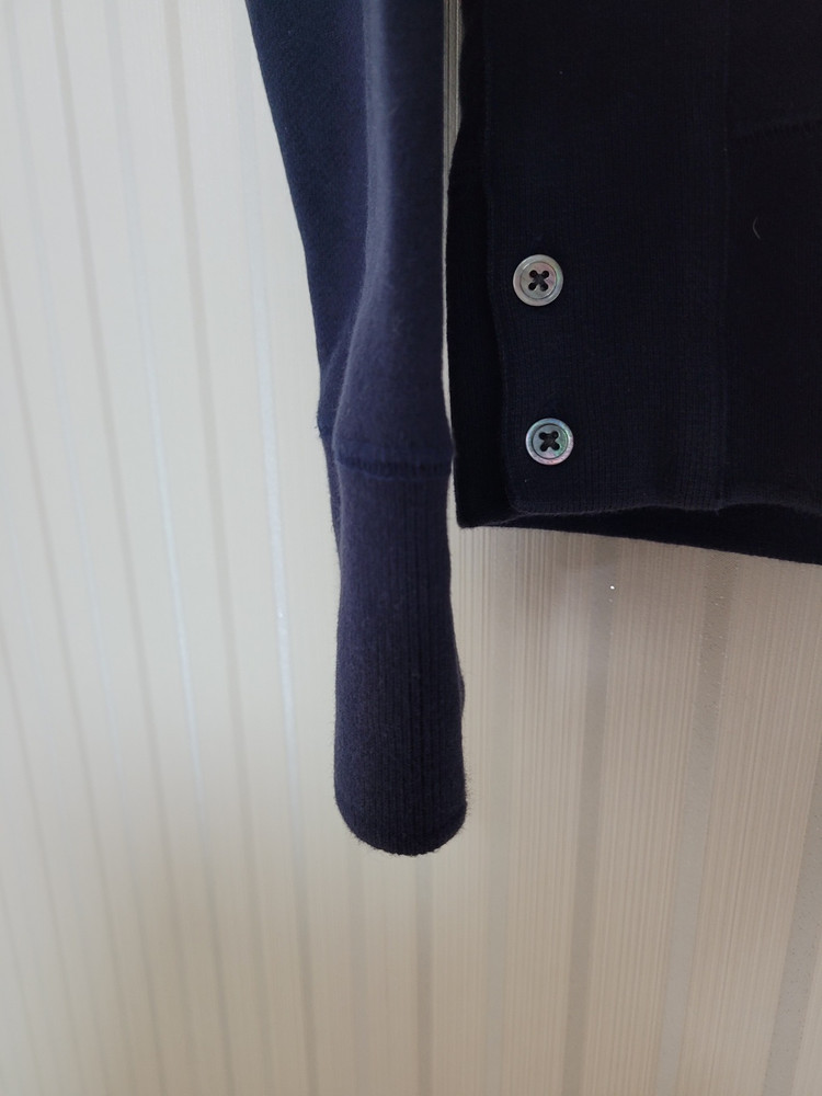 [3] 톰브라운 네이비 사선완장 옆트임 맨투맨--5