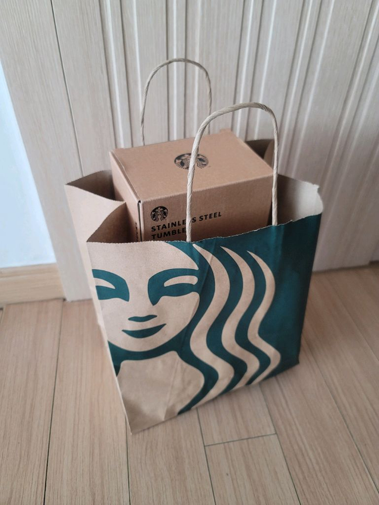 미개봉새제품)스타벅스 벤티텀블러 SS 시그니처 단테 텀블러 710ml+쇼핑백--1