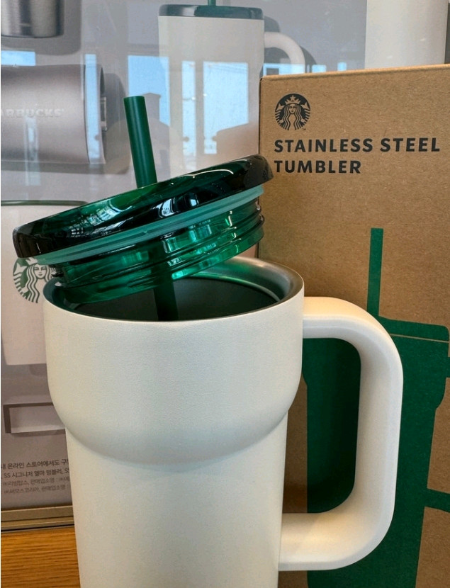 미개봉새제품)스타벅스 벤티텀블러 SS 시그니처 단테 텀블러 710ml+쇼핑백--3