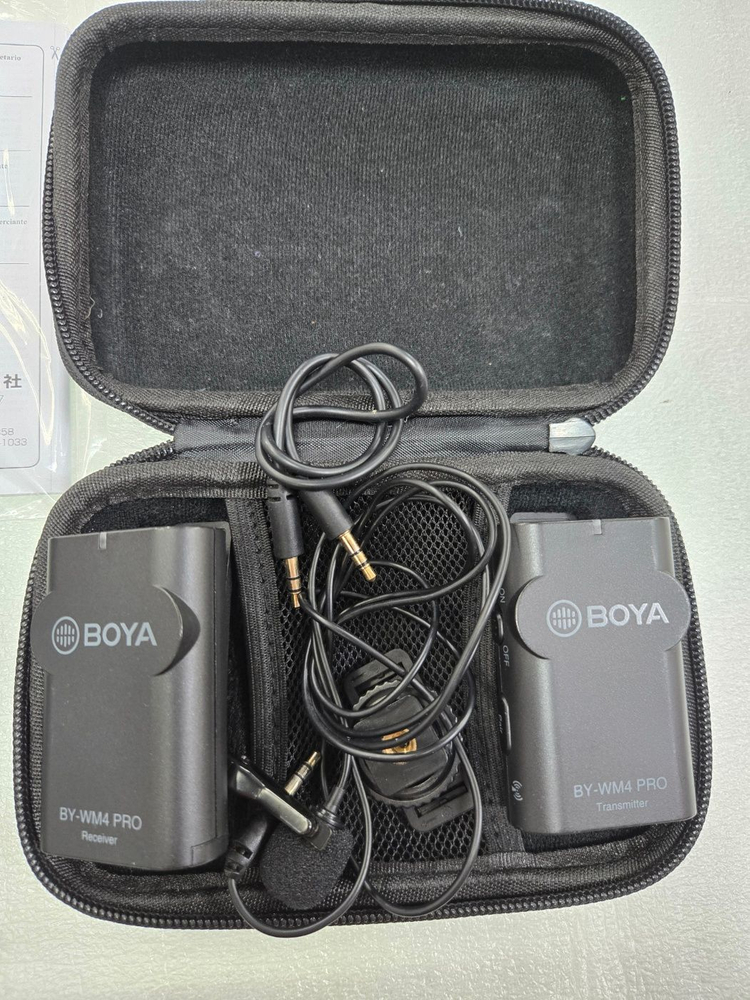 보야 by-wm4 마이크, dr-07x 레코더--1