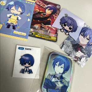 보컬로이드 카이토 굿즈 일괄 이미지