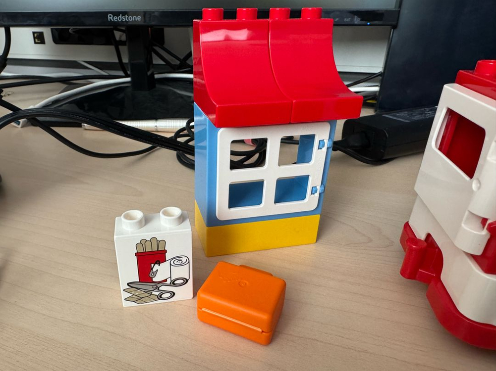 (단종제품) 레고 듀플로 10527 앰블런스 세트--5