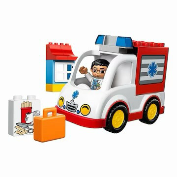 (단종제품) 레고 듀플로 10527 앰블런스 세트--7