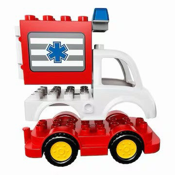 (단종제품) 레고 듀플로 10527 앰블런스 세트--9