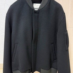 고낙 울 스타디움 자켓 블랙 2 (M) 사이즈