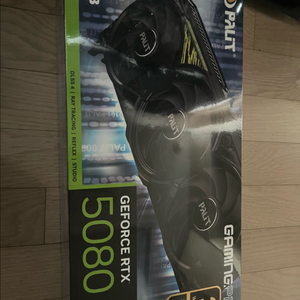 PALIT 지포스 RTX 5080 GAMINGPRO D7 16GB