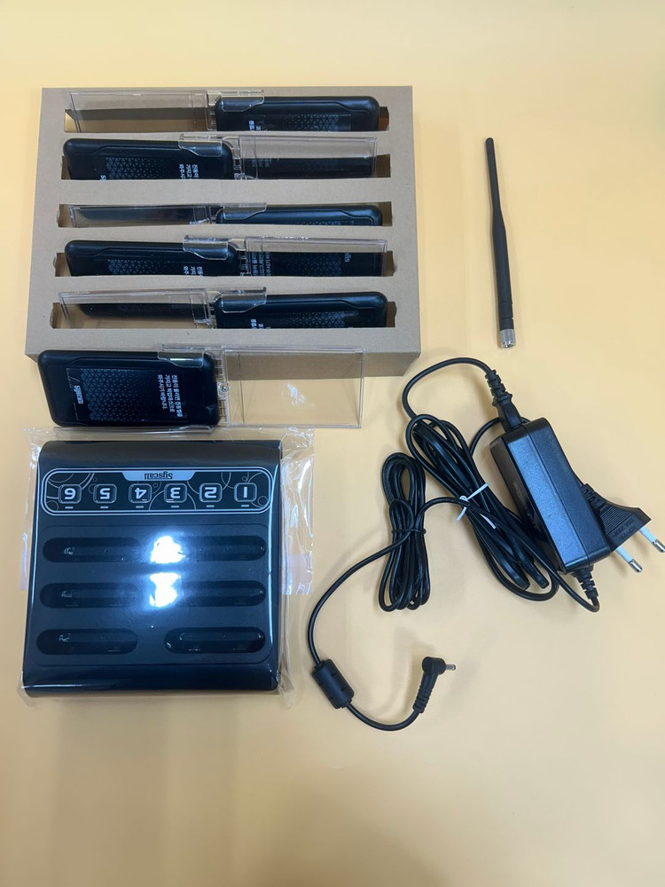 [진동벨] SYSCALL 씨스콜 GP-206RT 일체형 카드형 카페진동벨--2