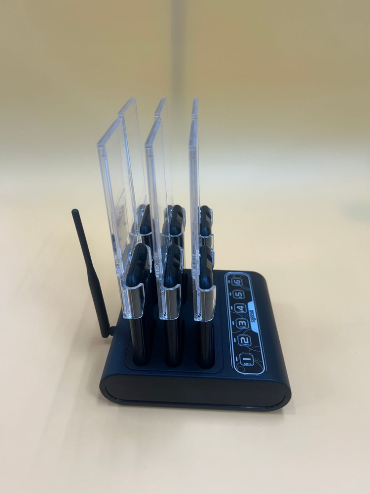 [진동벨] SYSCALL 씨스콜 GP-206RT 일체형 카드형 카페진동벨--5