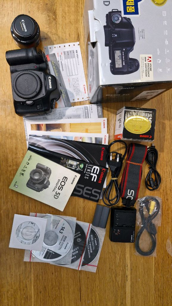 캐논eos 5d 1세대 풀프레임 dslr 카메라 + 캐논 50mm f1.8 I I렌즈 (A급)--9