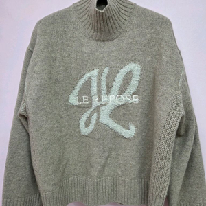 보브 라쿤 블렌드 레터링 니트F