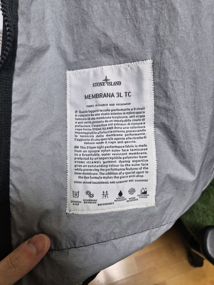 21ss 스톤아일랜드 멤브라나 3l tc 블랙--5