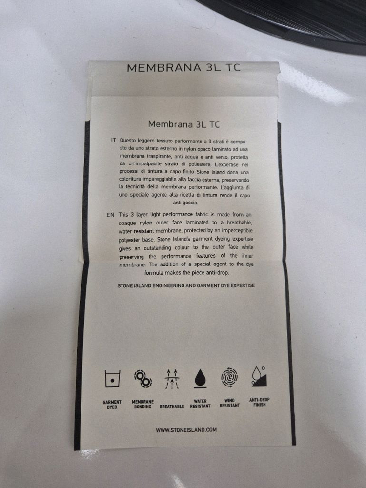 21ss 스톤아일랜드 멤브라나 3l tc 블랙--7