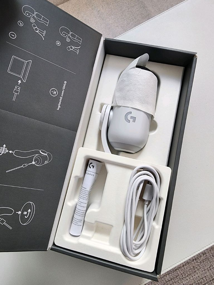 로지텍 예티 GX 마이크 + 컴패스(거치대) 일체--5