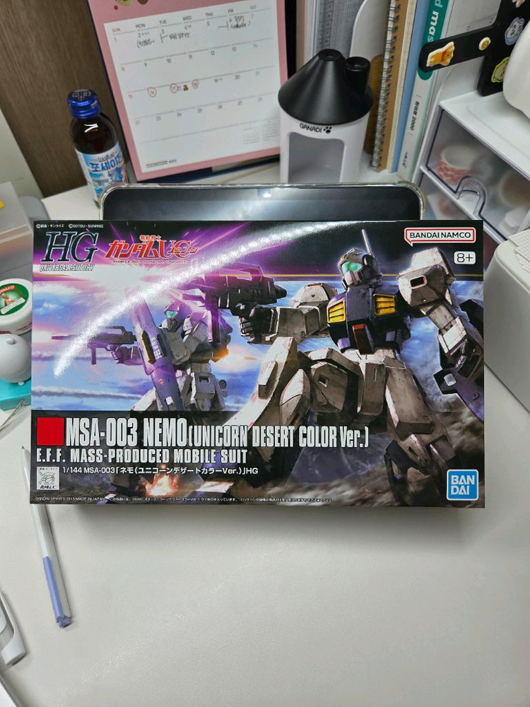 반다이 HGUC 네모 유니콘 데저트 컬러 Ver.(건담,건프라,프라모델)--0