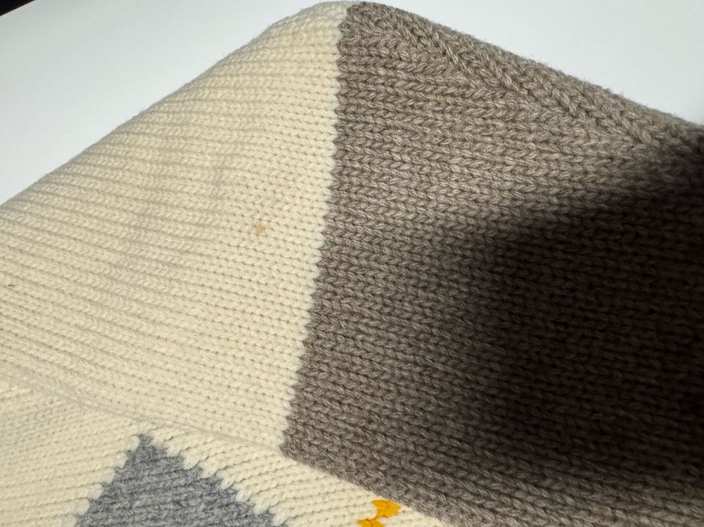 여성 스튜디오톰보이 오버핏 아가일 니트 가디건 F--5