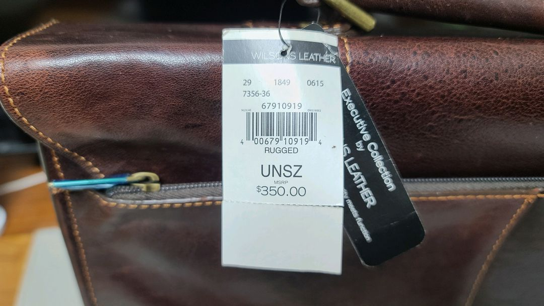 [새상품/택포함] 윌슨 레더 천연가죽 서류가방/(덤으로 가방 +1)--8