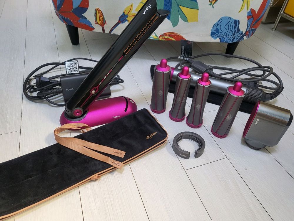 다이슨 코랄 스트레이트너 풀셋 + 에어랩 스타일러 풀셋구성 이미지