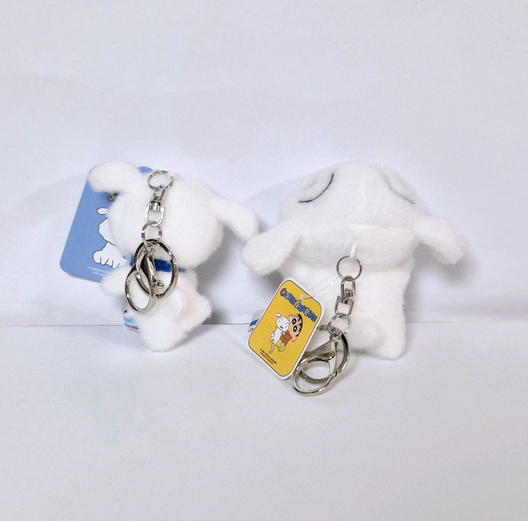 흰둥이 인형 춤추는 흰둥이 라잉 흰둥이 인형 키링 백참 가방고리 짱구는 못말려 이미지
