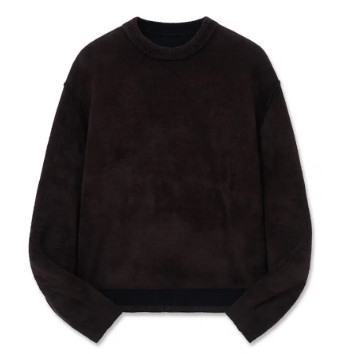 스토커즈x더니트컴퍼니 리버서블 니트 버건디 M 이미지