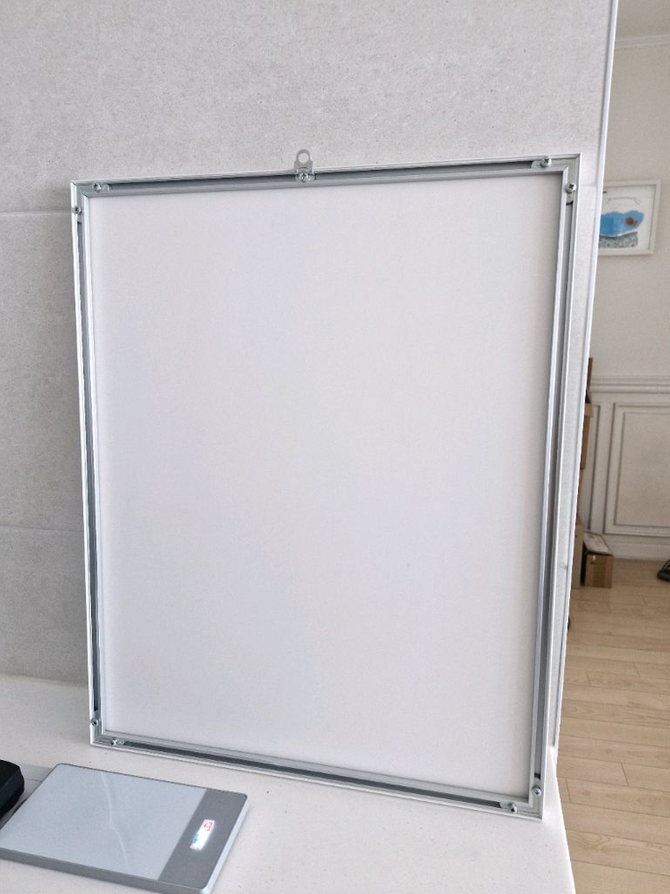 국산 알루미늄 프레임 액자 3개 이미지