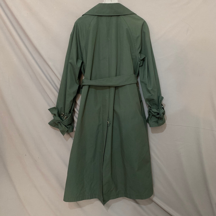 82 시스템 카키 벨티드 오버핏 트렌치 롱코트--1