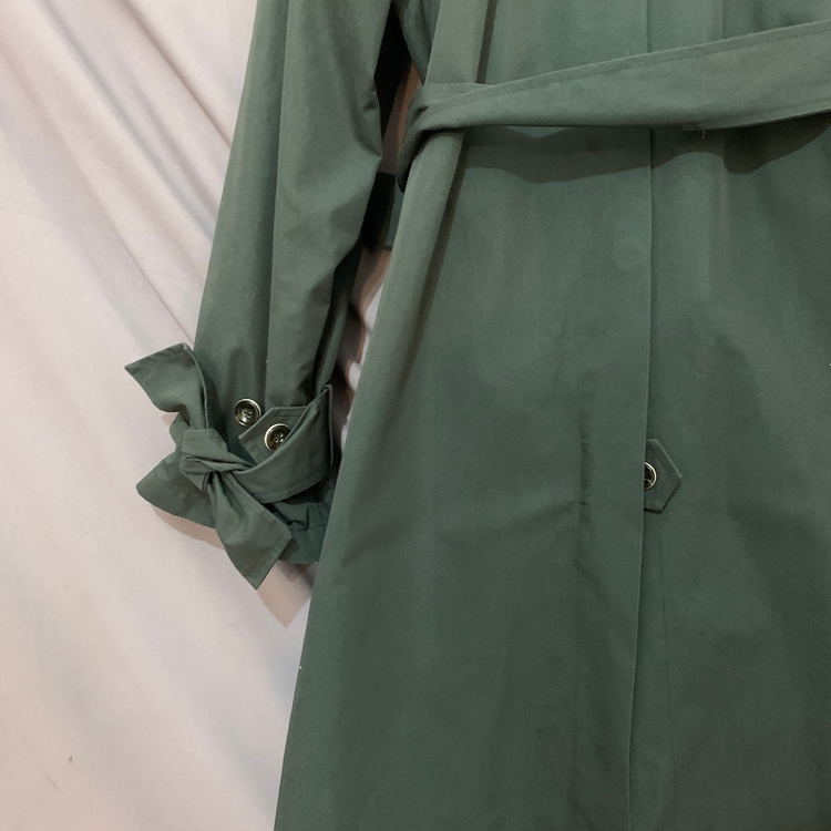 82 시스템 카키 벨티드 오버핏 트렌치 롱코트--2