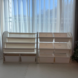 한샘 샘키즈 낮은 장난감정리함 & 전면책장 870