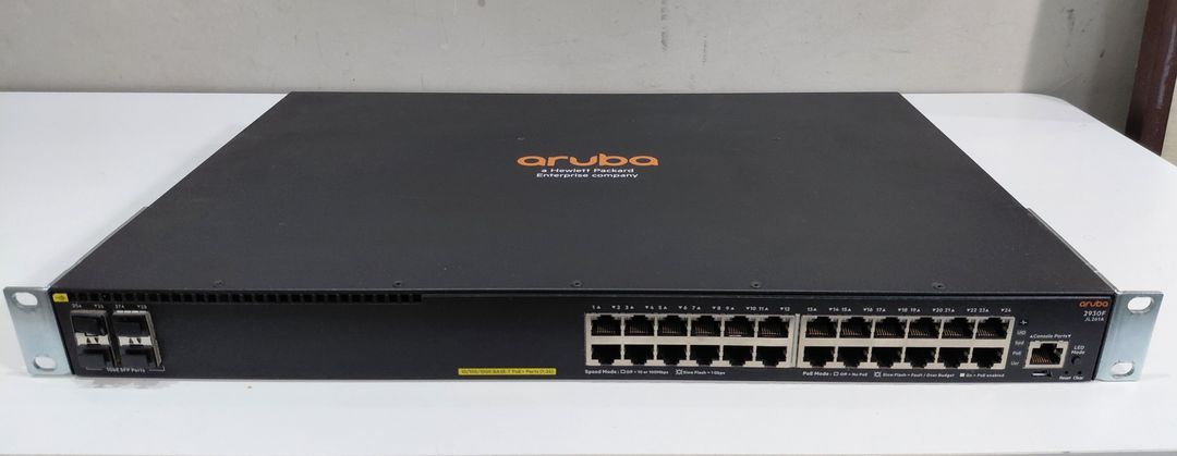 HPE Aruba 2930F 24G PoE+ 4SFP 스위치 (JL261A) 아루바--1