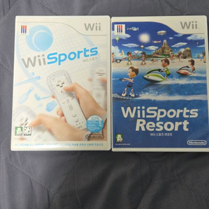닌텐도 Wii 소프트웨어 Wii 스포츠, Wii 스포츠 리조트 판매 이미지