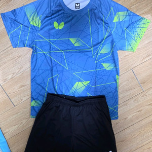 버터플라이 운동복 탁구복 탁구유니폼 상하의 한벌세트 새상품 판매