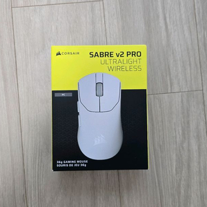커세어 세이버 Sabre V2 Pro 초경량 무선 마우스 신동품 팝니다.