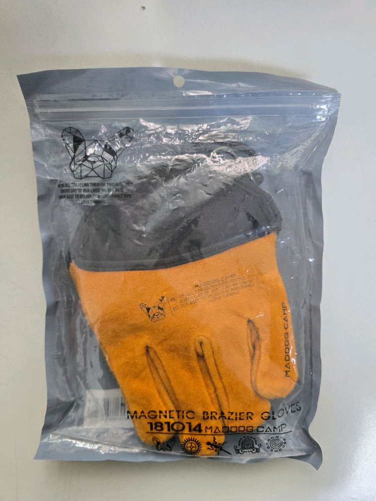[새제품] 매드독캠프 캠핑 자석장갑 Z5--6