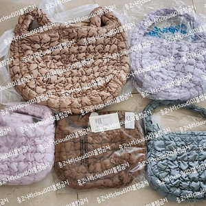 코스 퀼티드 미니 가방 4개 새상품등 민트 구버전 연핑크 연보라 라일락 브라운 퀼팅백 cos 가방