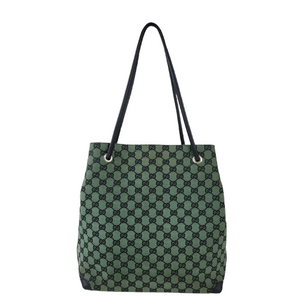 정품 구찌 기포드 그린블랙 자가드 숄더백