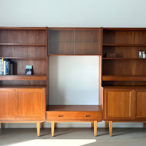 [판매/서울] 킨스마켓 1950s 북유럽 빈티지 티크 쉘빙 시스템 (미드센트리 인테리어)