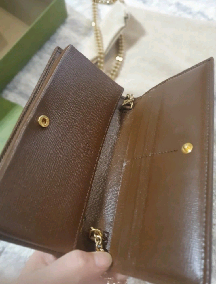 GG 캔버스 호스빗 클러치백--3