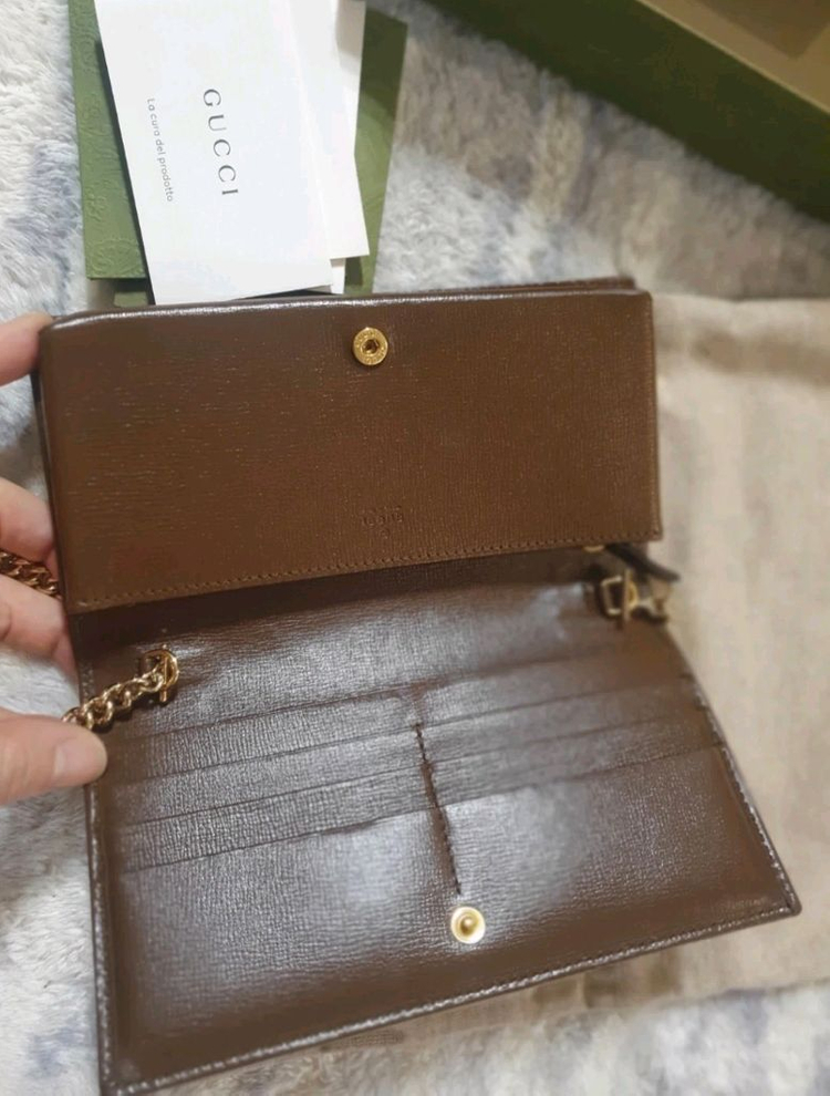 GG 캔버스 호스빗 클러치백--4